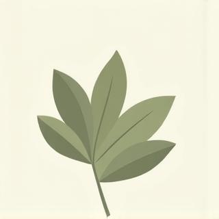 Elemento grafico stilizzato di una foglia, usato come decorazione.